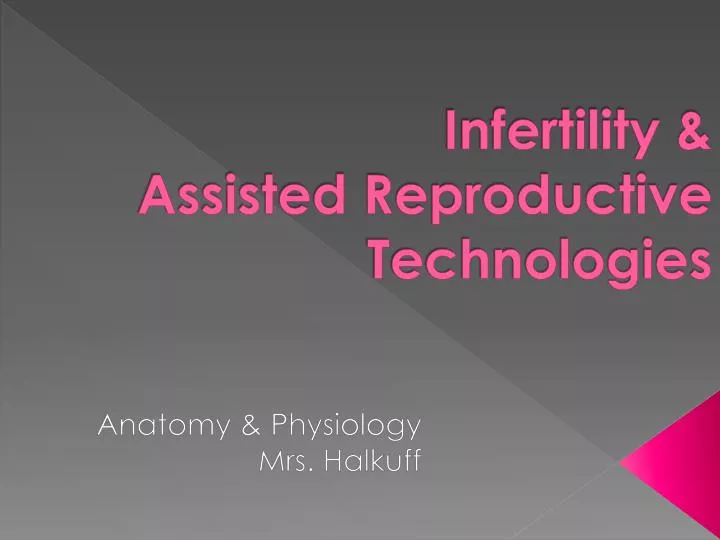 infertility assisted reproductive technologies
