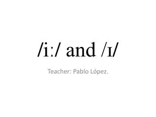 i and