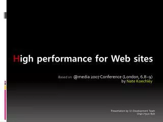 based on @media 2007 conference london 6 8 9 by nate koechley