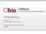 Ohio's 100 Gig Network Initiative: Innovations and Future Prospects - slide 1