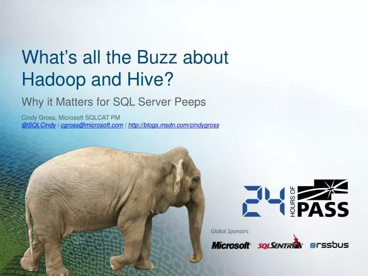 what s all the buzz about hadoop and hive