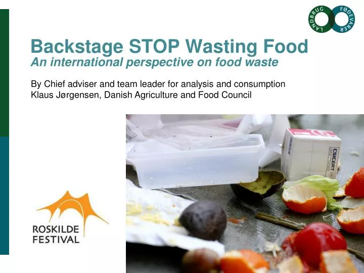 backstage stop wasting food an international perspective on food waste