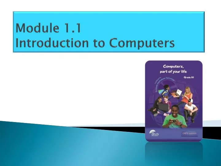 module 1 1 introduction to computers
