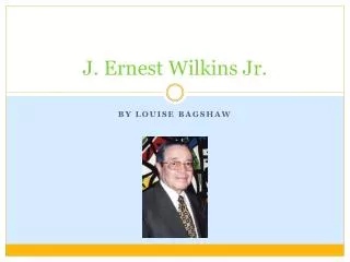 J. Ernest Wilkins Jr.
