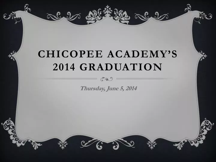 chicopee academy s 2014 graduation