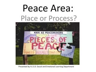 Peace Area: