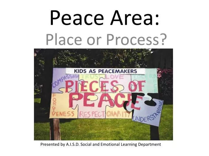 peace area