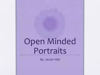 Open Minded Portraits