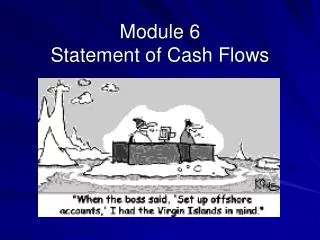 Module 6 Statement of Cash Flows