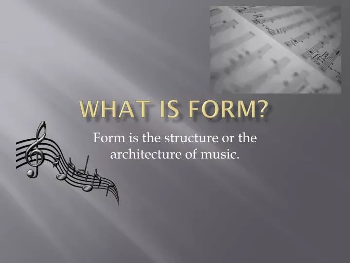 what is form