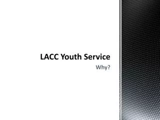 LACC Youth Service