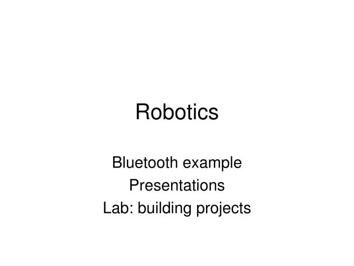 robotics