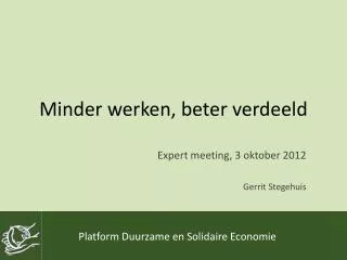 minder werken beter verdeeld