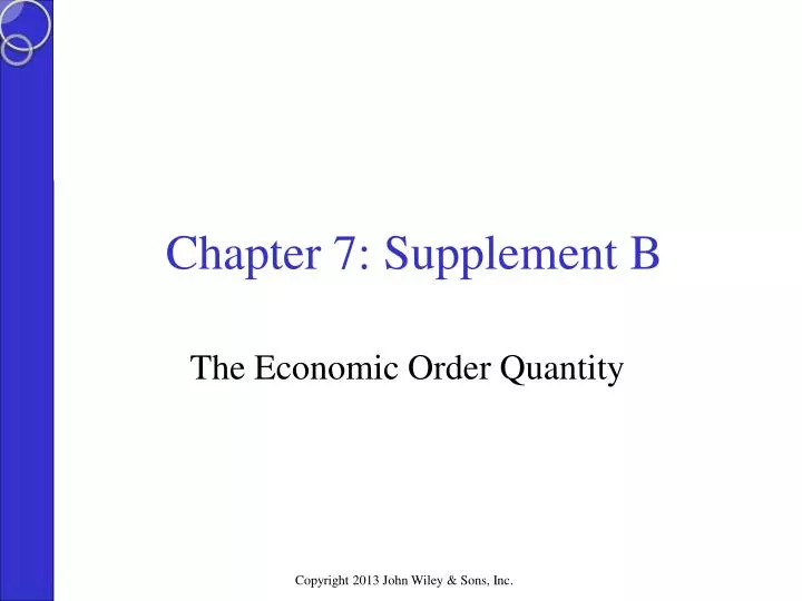 chapter 7 supplement b