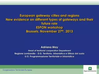 European gateway cities and regions