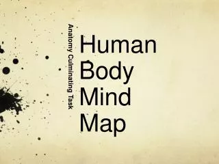 Human Body Mind Map