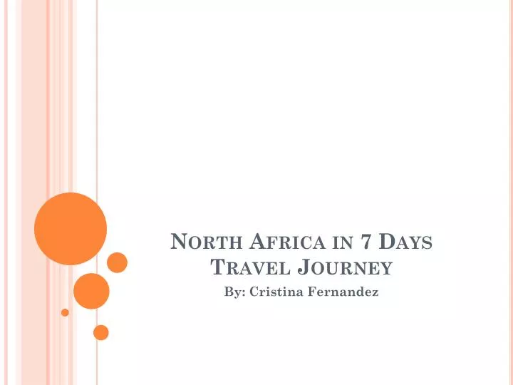 north africa in 7 days travel journey