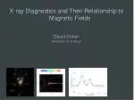X-ray Diagnostics and Their Relationship to Magnetic Fields - slide 1