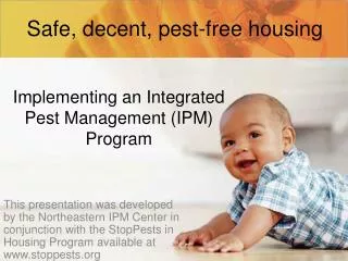 Implementing an Integrated Pest Management (IPM) Program