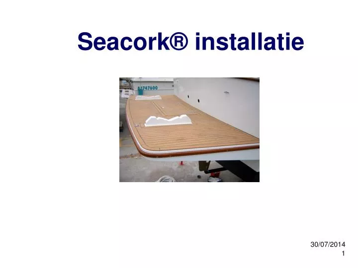 seacork installatie
