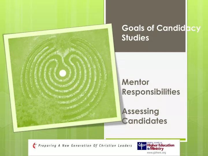 goals of candidacy studies mentor responsibilities assessing candidates