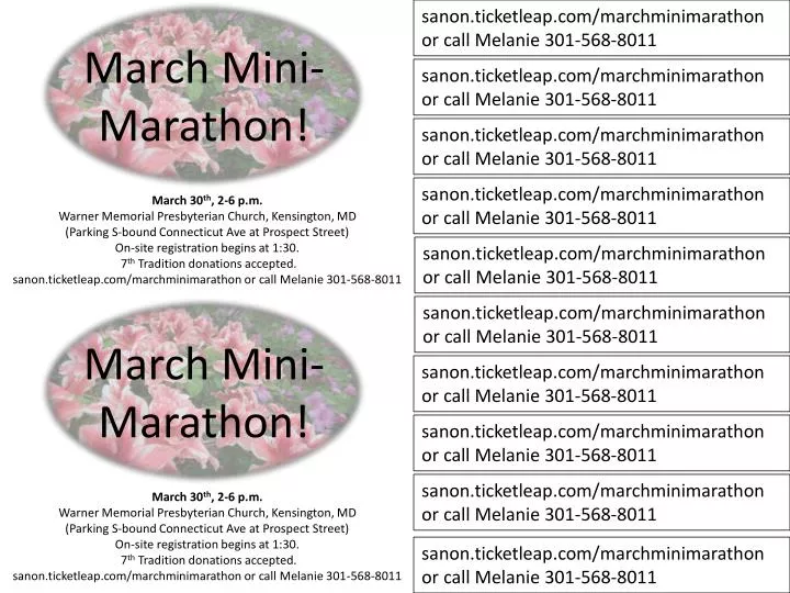 march mini marathon