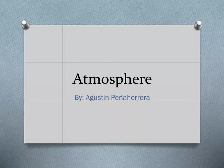 atmosphere