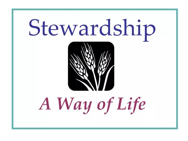 stewardship