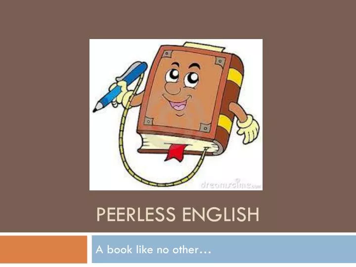 peerless english