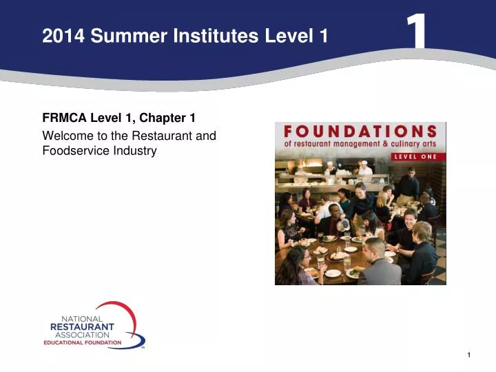 2014 summer institutes level 1