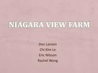 niagara view farm