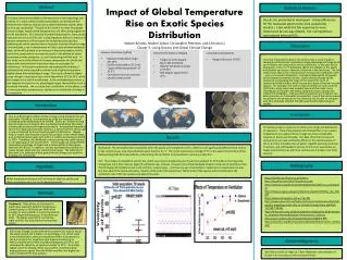 Impact of Global Temperature Rise on Exotic Species Distribution