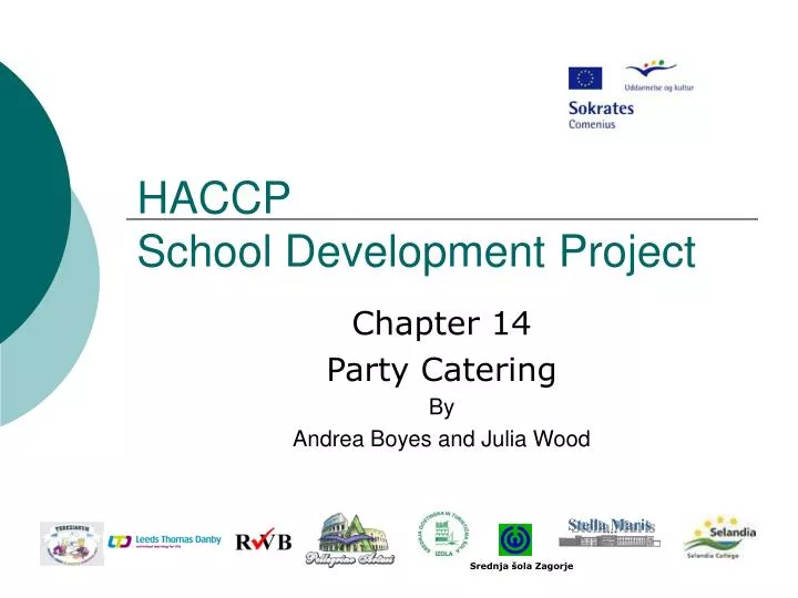 haccp school development project