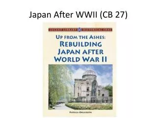 Japan After WWII (CB 27)