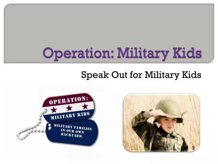 operation military kids