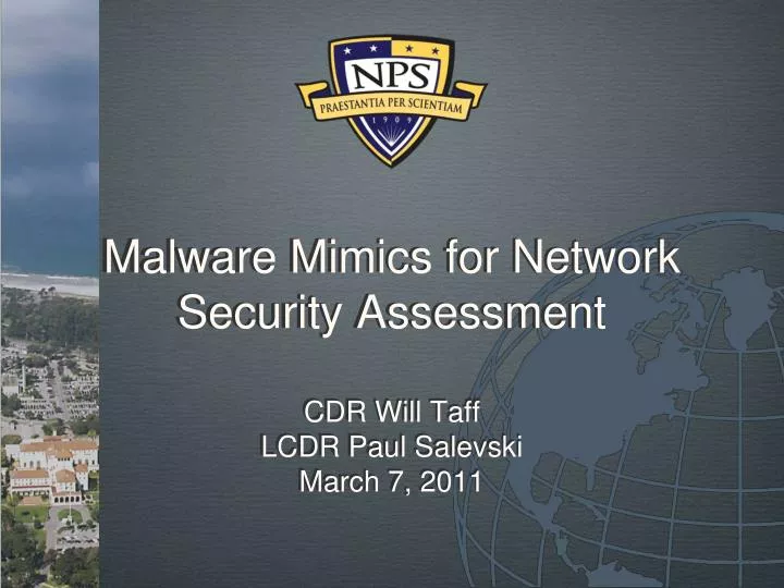 malware mimics for network security assessment