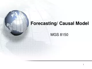 Forecasting/ Causal Model
