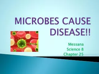 MICROBES CAUSE DISEASE!!