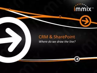 CRM &amp; SharePoint Where do we draw the line?