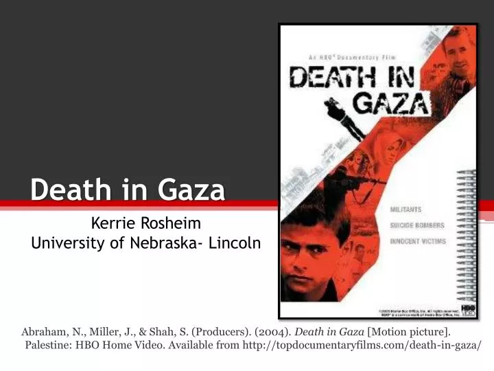 death in gaza