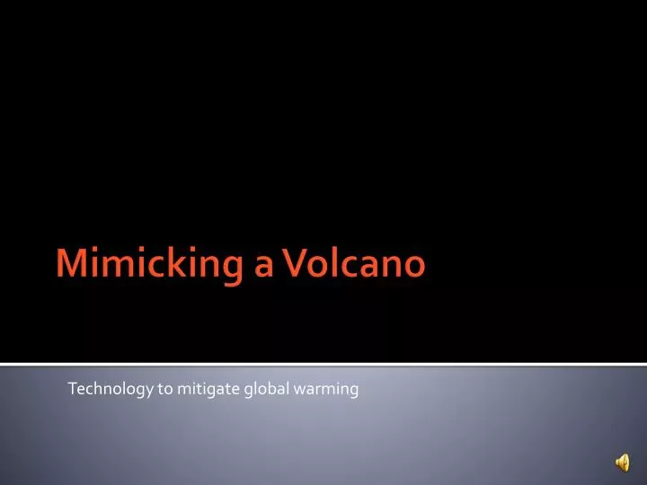 technology to mitigate global warming