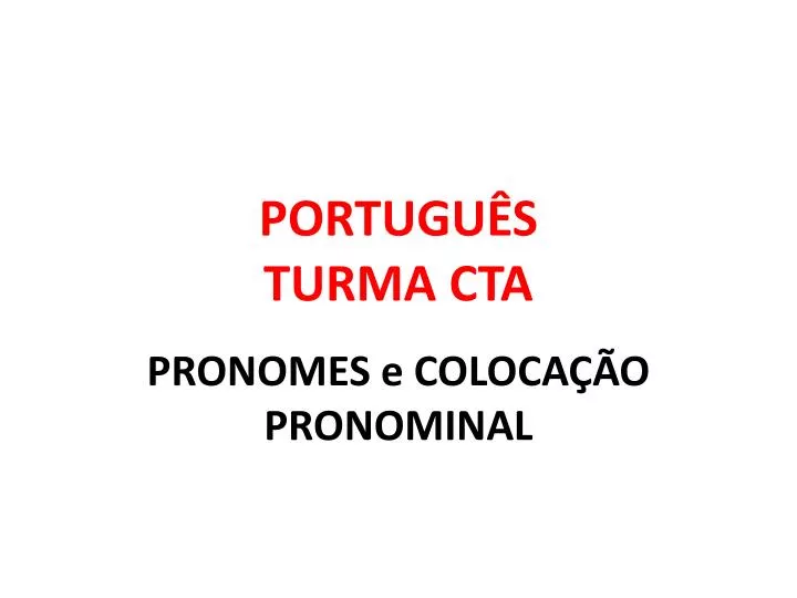 portugu s turma cta