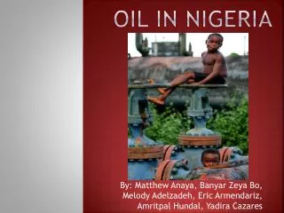 Oil in Nigeria