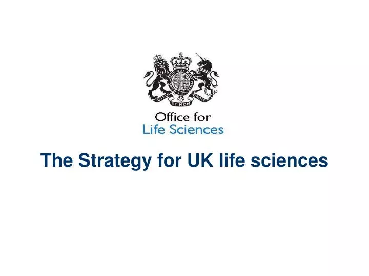 the strategy for uk life sciences