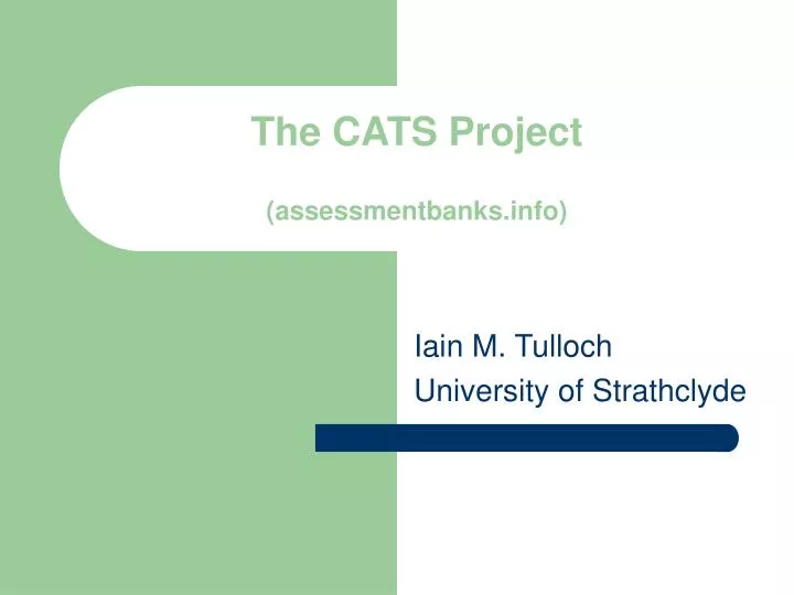the cats project assessmentbanks info