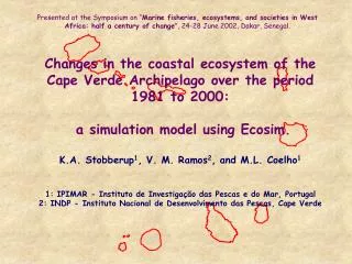 Part 1: Ecosystem characteristics and time series data for Ecopath models