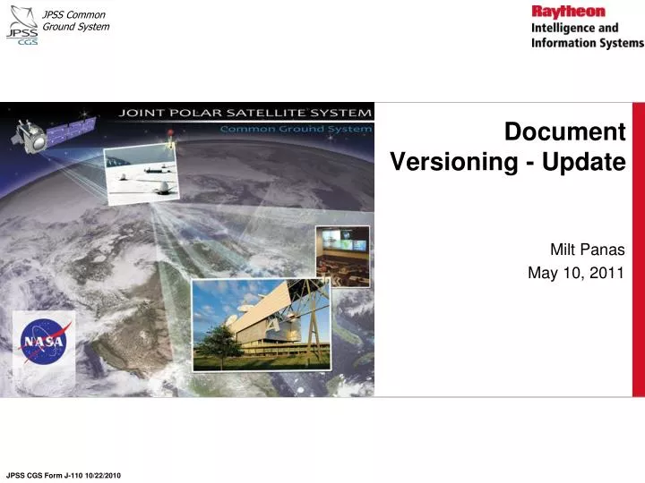 document versioning update