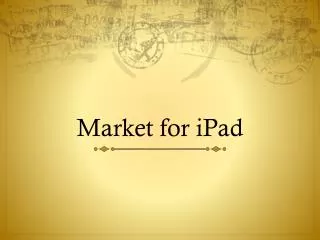 Market for iPad