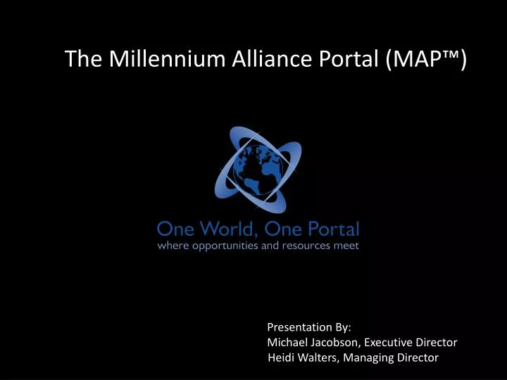 the millennium alliance portal map