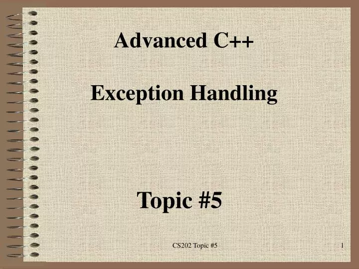 advanced c exception handling